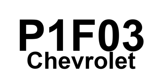 DTC P1F03 Chevrolet - Definição em inglês: Battery Charger Control Module Supply Voltage Performance Definição em Português: Módulo de Controle do Carregador de Bateria - Desempenho da Tensão de Alimentação