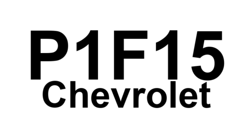 DTC P1F15 Chevrolet - Definição em inglês: Battery Charger 14V Output Current Sensor Exceeded Learning Limit Definição em Português: Sensor de Corrente de Saída do Carregador de Bateria 14V - Limite de Aprendizado Excedido