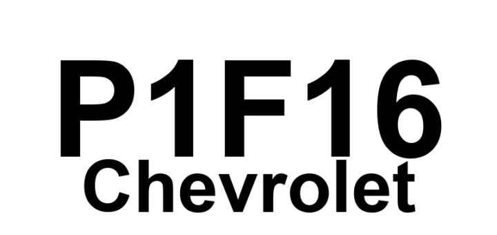 DTC P1F16 Chevrolet - Definição em inglês: Battery Charger Hybrid/EV Battery Output Current Sensor Exceeded Learning Limit Definição em Português: Sensor de Corrente da Saída do Carregador de Bateria Híbrida/EV - Limite de Aprendizado Excedido.