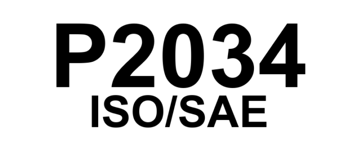 P2034 - "Sensor de Temperatura dos Gases de Escape - Circuito com Mau Funcionamento (Banco 2 Sensor 2)"