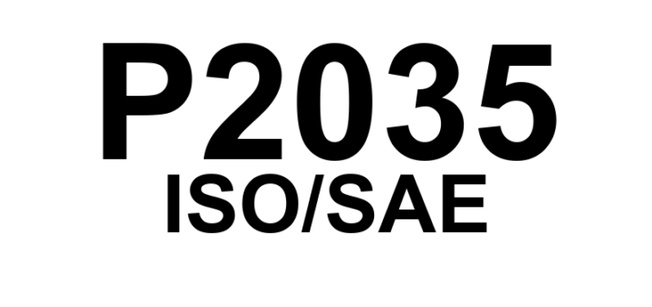 P2035 - "Sensor de Temperatura dos Gases de Escape - Circuito Baixo (Banco 2 Sensor 2)"