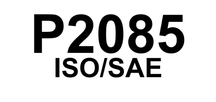 P2085 - "Sensor de Temperatura dos Gases de Escape - Circuito Intermitente (Banco 1 Sensor 2)"