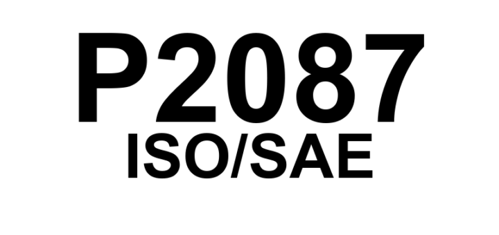 P2087 - "Sensor de Temperatura dos Gases de Escape - Circuito Intermitente (Banco 2 Sensor 2)"