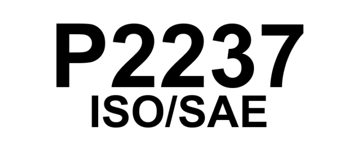 P2237 - "Sensor de Oxigênio - Circuito de Controle de Corrente Positiva Aberto (Banco 1 Sensor 1)"