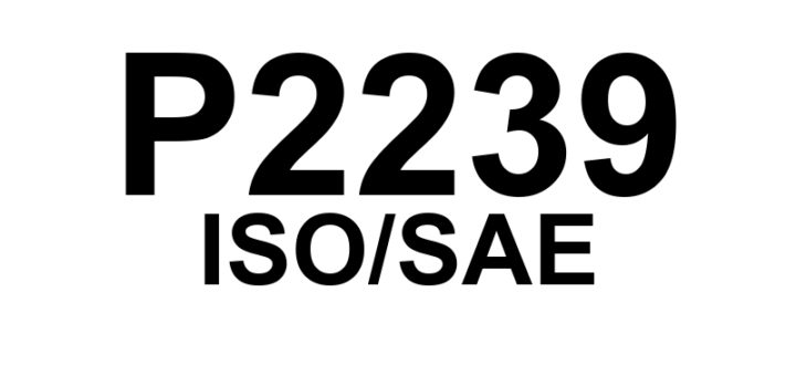 P2239 - "Sonda Lambda - Circuito de Controle de Corrente Positiva Alto (Banco 1 Sensor 1)"