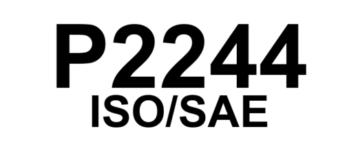 P2244 - "Sonda Lambda - Desempenho da Tensão de Referência (Banco 1 Sensor 1)"