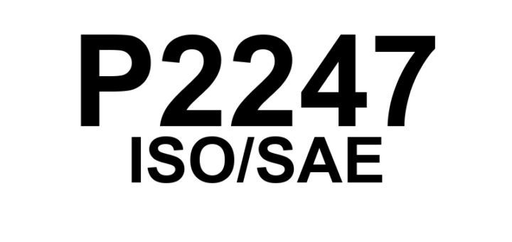 P2247 - "Sensor de Oxigênio - Circuito de Tensão de Referência Aberto (Banco 2 Sensor 1)"