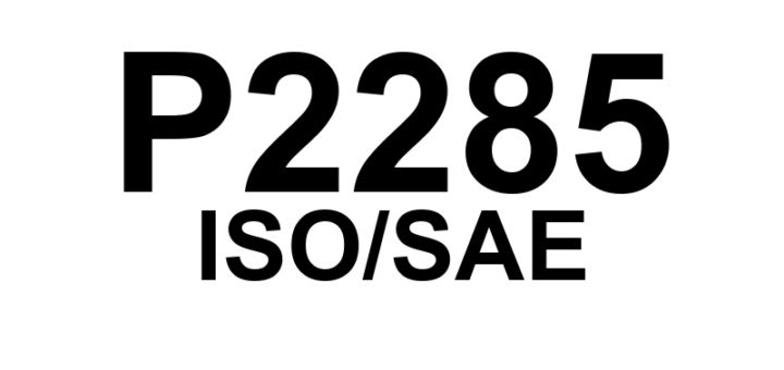 P2285 - "Sensor de Pressão de Controle do Injetor - Circuito Baixo"