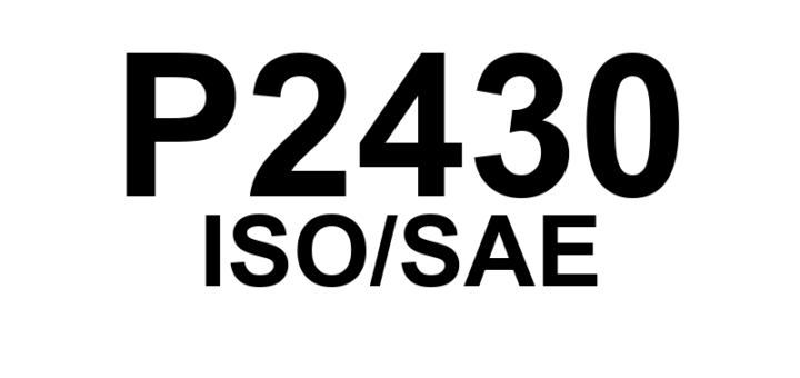 P2430 - "Sensor de Fluxo/Pressão de Ar do Sistema AIR - Circuito com Mau Funcionamento (Banco 1)"
