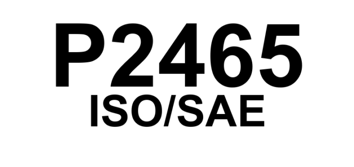 P2465 - "Filtro de Partículas - Diferença de Pressão Muito Alta (Banco 2)"