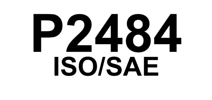 P2484 - "Sensor de Temperatura dos Gases de Escape - Circuito Intermitente/Irregular (Banco 1 Sensor 5)"