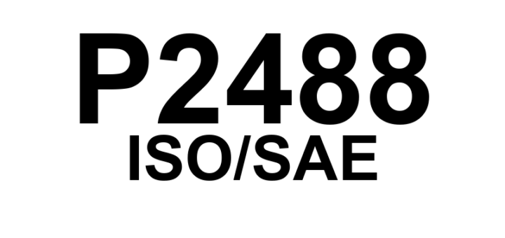 P2488 - "Sensor de Temperatura dos Gases de Escape - Circuito com Falha de Faixa ou Desempenho (Banco 2 Sensor 5)"