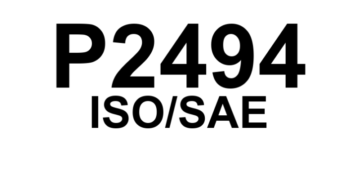 P2494 - "Sensor de Posição do Desvio do Resfriador da EGR - Circuito Baixo (Banco 1)"