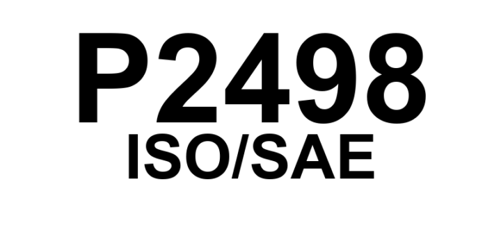 P2498 - "Sensor de Posição do Desvio do Resfriador da EGR - Falha de Faixa ou Desempenho (Banco 2)"