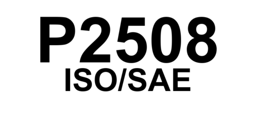 P2508 - "ECM/PCM - Sinal de Entrada de Alimentação Alto"