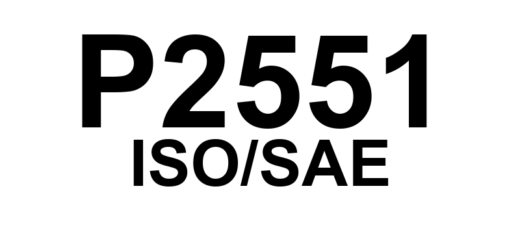 P2551 - "Entrada de Solicitação de Gerenciamento de Torque 'B' - Sinal Alto"