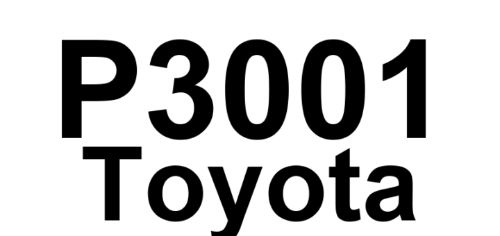 DTC P3001 Toyota - Definição em inglês: Battery ECU Malfunction Definição em Português: Unidade de controle da bateria - Mau funcionamento