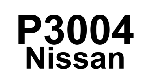 DTC P3004 Nissan - Definição em inglês: Power Cable Malfunction Definição em Português: Cabo de Alimentação - Mau Funcionamento