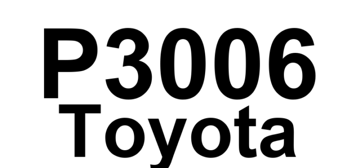 DTC P3006 Toyota - Definição em inglês: Battery SOC Are Uneven Definição em Português: Estado de carga da bateria - Desigual