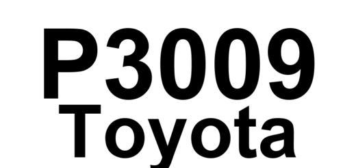 DTC P3009 Toyota - Definição em inglês: Leak Detected Definição em Português: Vazamento Detectado