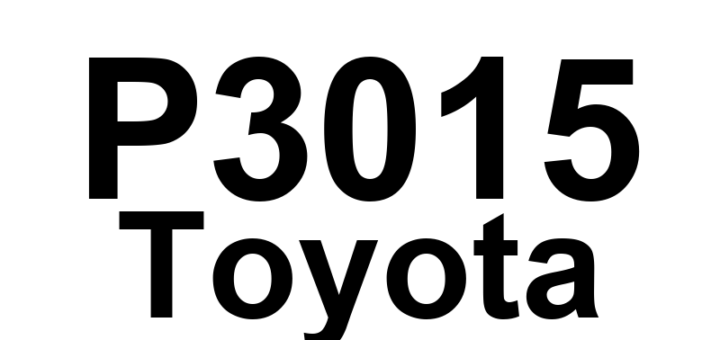 DTC P3015 Toyota - Definição em inglês: Battery Block 5 Becomes Weak Definição em Português: Bloco de Bateria 5 - Enfraquecido.