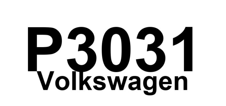 DTC P3031 Volkswagen - Definição em inglês: Throttle Actuator 2 Electrical Malfunction Definição em Português: Atuador do Acelerador 2 - Mau Funcionamento Elétrico