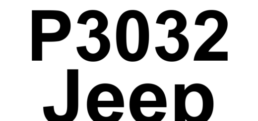 DTC P3032 Jeep - Definição em inglês: Barometric Pressure Sensor Performance Plausibility Definição em Português: Sensor de Pressão Barométrica - Desempenho Incoerente