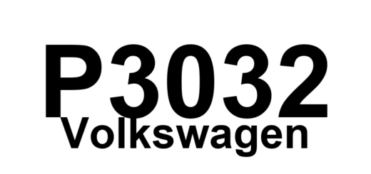 DTC P3032 Volkswagen - Definição em inglês: Idle Speed Control Throttle Position 2 Adaptation Malfunction Definição em Português: Controle de Marcha Lenta - Mau Funcionamento na Adaptação da Posição da Borboleta 2