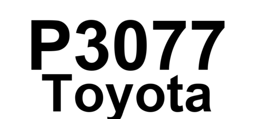 DTC P3077 Toyota - Definição em inglês: Battery Cooling Fan Motor Circuit Malfunction Definição em Português: Circuito do Motor do Ventilador de Resfriamento da Bateria - Mau Funcionamento