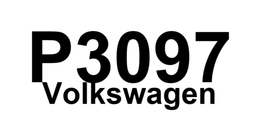 DTC P3097 Volkswagen - Definição em inglês: Internal Control Module Memory, Check Sum Error Definição em Português: Módulo de Controle Interno - Erro de Soma de Verificação na Memória