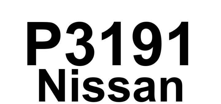 DTC P3191 Nissan - Definição em inglês: Engine Does Not Start Definição em Português: Motor - Não dá partida
