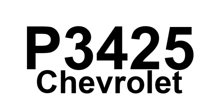 DTC P3425 Chevrolet - Definição em inglês: Cylinder 4 Deactivation Solenoid Control Circuit Definição em Português: Solenoide de Desativação do Cilindro 4 - Circuito de Controle