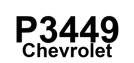 DTC P3449 Chevrolet - Definição em inglês: Cylinder 7 Deactivation Solenoid Control Circuit Definição em Português: Solenoide de Desativação do Cilindro 7 - Circuito de Controle
