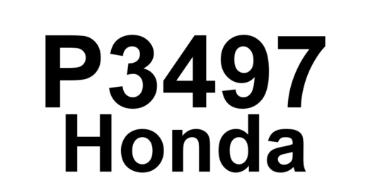 DTC P3497 Honda - Definição em inglês: Valve Pause System (VPS) Stuck Off (Bank 2) Definição em Português: Sistema de Pausa da Válvula - Travado Desativado (Banco 2)