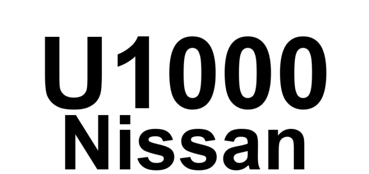 DTC U1000 Nissan - Definição em inglês: CAN Communication Line Definição em Português: Linha de Comunicação CAN - Problema Detectado
