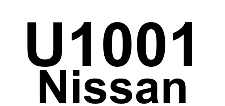 DTC U1001 Nissan - Definição em inglês: CAN Communication Line (Includes Hybrid models) Definição em Português: Linha de Comunicação CAN - Problema Detectado (Inclui modelos híbridos)