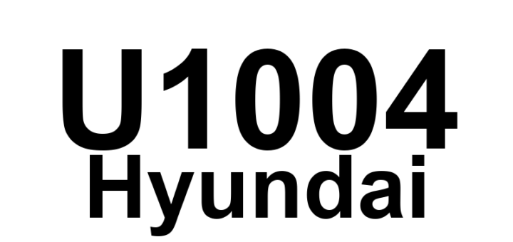 DTC U1004 Hyundai - Definição em inglês: DIS AMP Unit Temperature Sensor Signal Error in Tunner and Amplifier Definição em Português: Sensor de Temperatura da Unidade do Dispositivo Amplificador - Erro de Sinal no Sintonizador e Amplificador