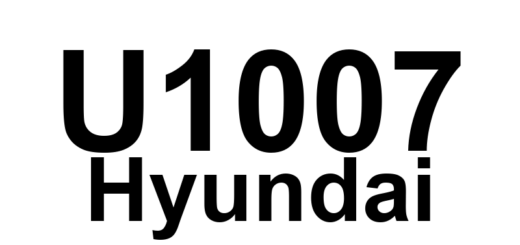DTC U1007 Hyundai - Definição em inglês: DIS High Voltage Detected Definição em Português: Tensão Alta Detectada no DIS
