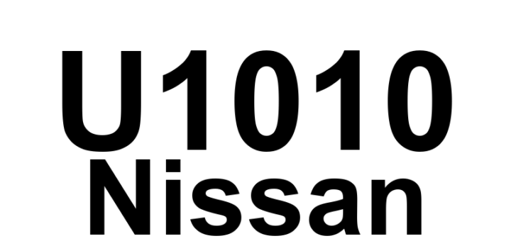 DTC U1010 Nissan - Definição em inglês: Control Unit (CAN) - BCM Definição em Português: Unidade de Controle (CAN) - BCM