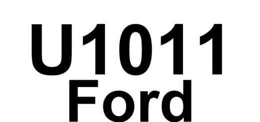 DTC U1011 Ford - Definição em inglês: Invalid Internal Control Module Monitoring Data Received From ECM/PCM Definição em Português: Dados de Monitoramento do Módulo de Controle Interno Inválidos Recebidos do ECM/PCM.