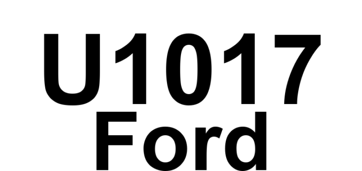 DTC U1017 Ford - Definição em inglês: Invalid Internal Control Module Monitoring Data Received from Instrument Panel Cluster Control Module Definição em Português: Módulo de Controle do Painel de Instrumentos - Dados de Monitoramento Interno Inválidos Recebidos.