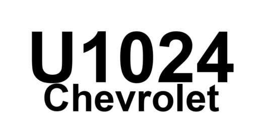 DTC U1024 Chevrolet - Definição em inglês: Lost Communication With Transmission Control Module Definição em Português: Módulo de Controle da Transmissão - Comunicação Perdida.