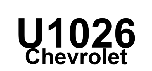 DTC U1026 Chevrolet - Definição em inglês: No Communication With Transfer Case Shift Control Module Definição em Português: Sem Comunicação com o Módulo de Controle de Troca da Caixa de Transferência.