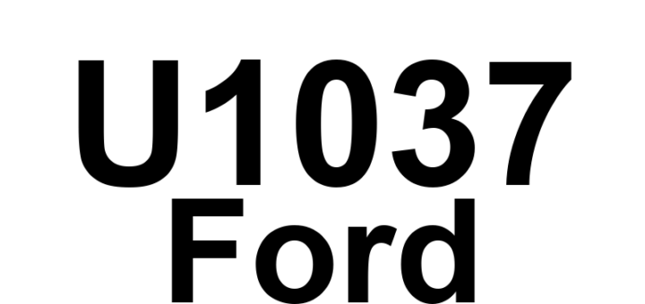 DTC U1037 Ford - Definição em inglês: Data Circuit Message Definição em Português: Circuito de Dados - Mensagem