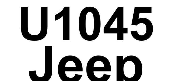 DTC U1045 Jeep - Definição em inglês: Lin 3 Bus Definição em Português: Barramento Lin 3