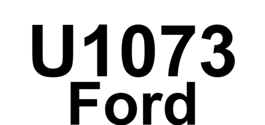 DTC U1073 Ford - Definição em inglês: Data Circuit Message Definição em Português: Circuito de Dados - Mensagem