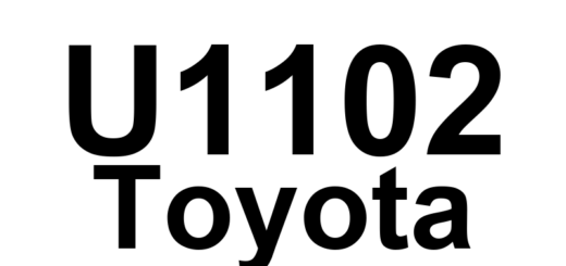 DTC U1102 Toyota - Definição em inglês: Lost Communication with Cruise Control Module Definição em Português: Módulo do Controle de Cruzeiro - Comunicação Perdida