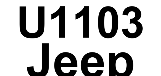 DTC U1103 Jeep - Definição em inglês: Lost Communication With Right Headlamp Leveling Control Module Definição em Português: Perda de Comunicação com o Módulo de Controle de Nivelamento do Farol Direito.