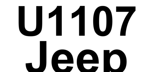 DTC U1107 Jeep - Definição em inglês: ECU In Single-Wire Mode Definição em Português: ECU - Modo de fio único ativado