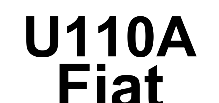 DTC U110A Fiat - Definição em inglês: Lost Communication With SCM - CAN-C Definição em Português: Comunicação Perdida com SCM - Rede CAN-C